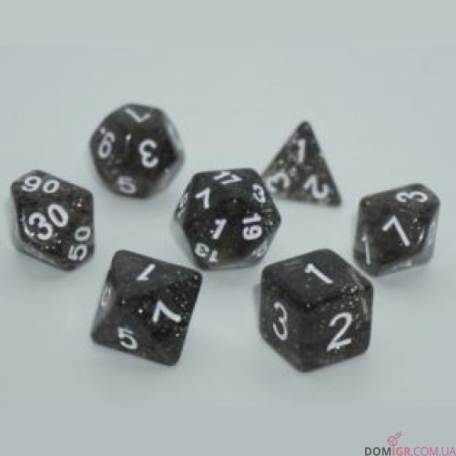 Набор кубиков - Glitter 7 Dice Set (в ассортименте)